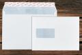 [32778] Briefhüllen mit Fenster C5 162x229 mm Haftklebend Hochweiß 80 g/qm